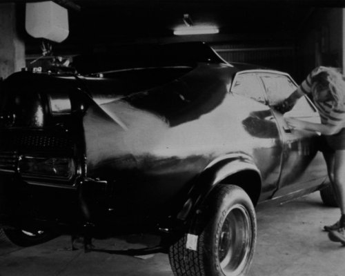 An interceptor in preparation for Mad Max 2